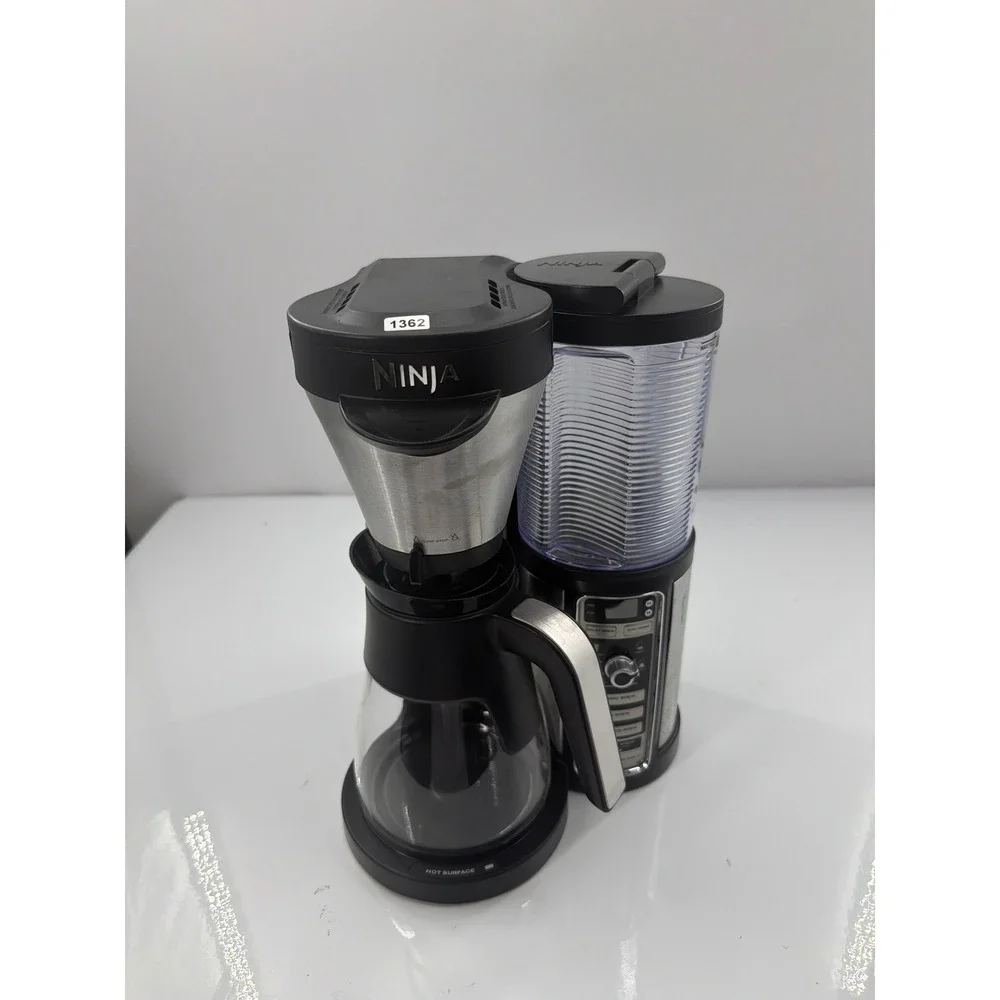 Ninja Coffee Bar CF081 Brewer System Multi-Serve Coffee Maker Glass Carafe Black